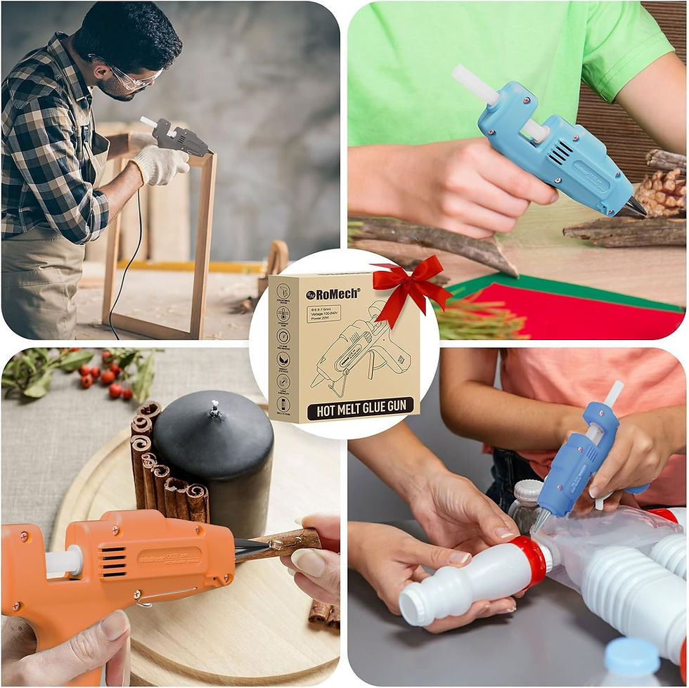 Thumbnail: 20W Mini Hot Glue Gun with 30 Glue Sticks Set