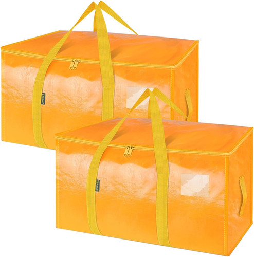 24 Gal Oversized Moving Bags with Reinforced Handles, Storage Tote