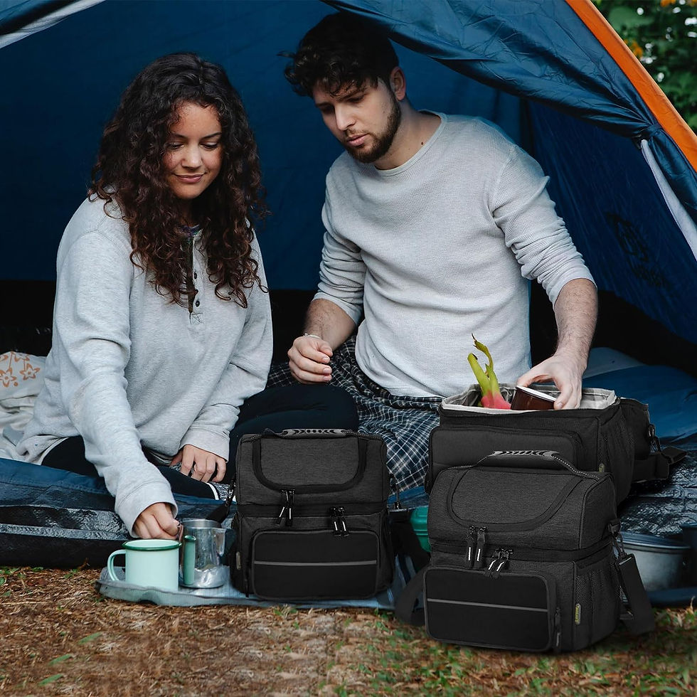 Thumbnail: Insulated Lunch Bag, Cooler Bag with Adjustable Shoulder Strap