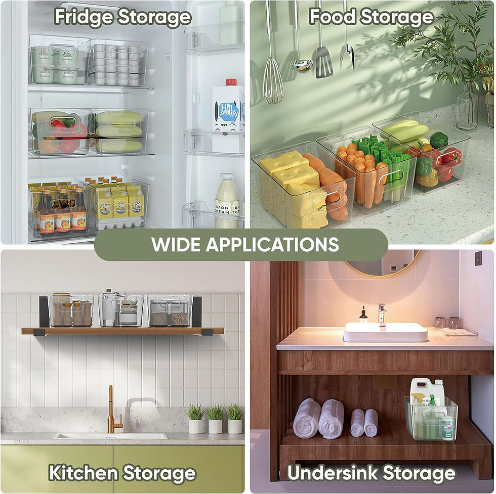 Thumbnail: PET Plastic Storage Bins
