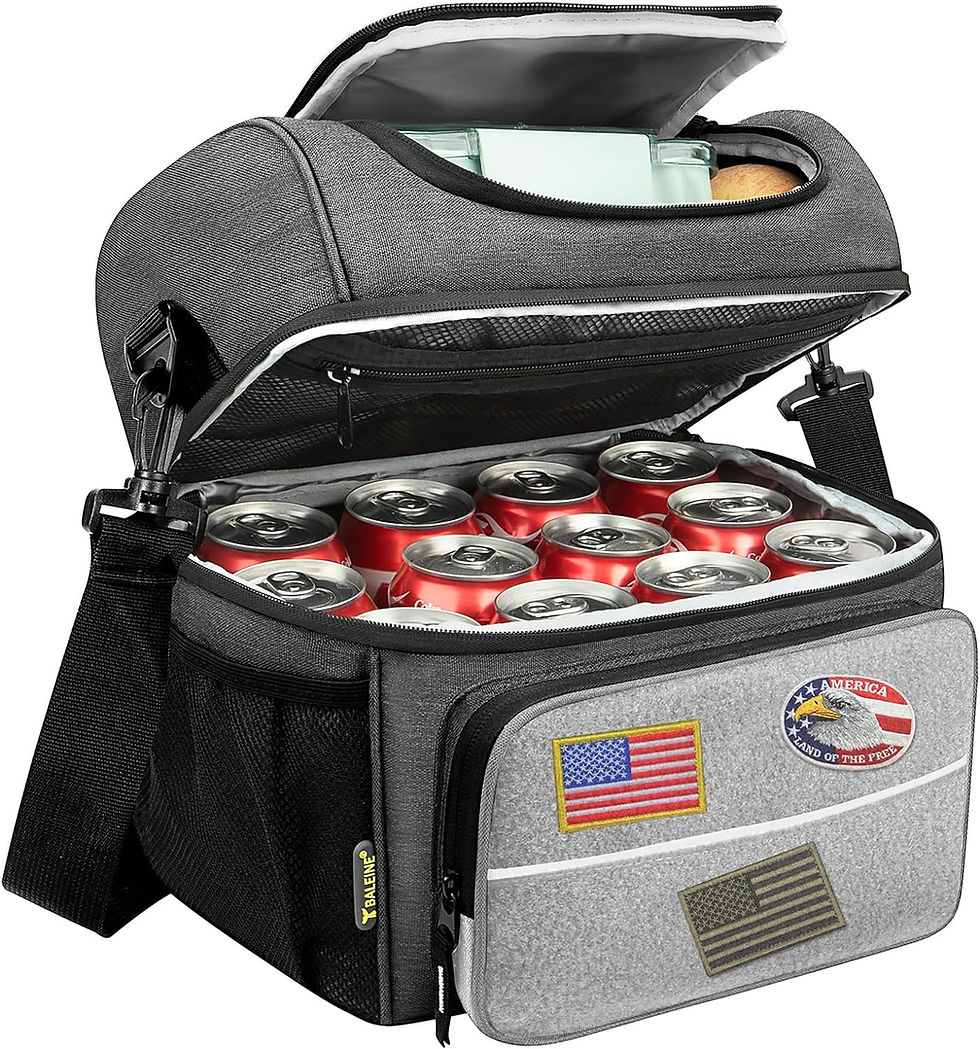 Thumbnail: Insulated Lunch Bag, Cooler Bag with Adjustable Shoulder Strap