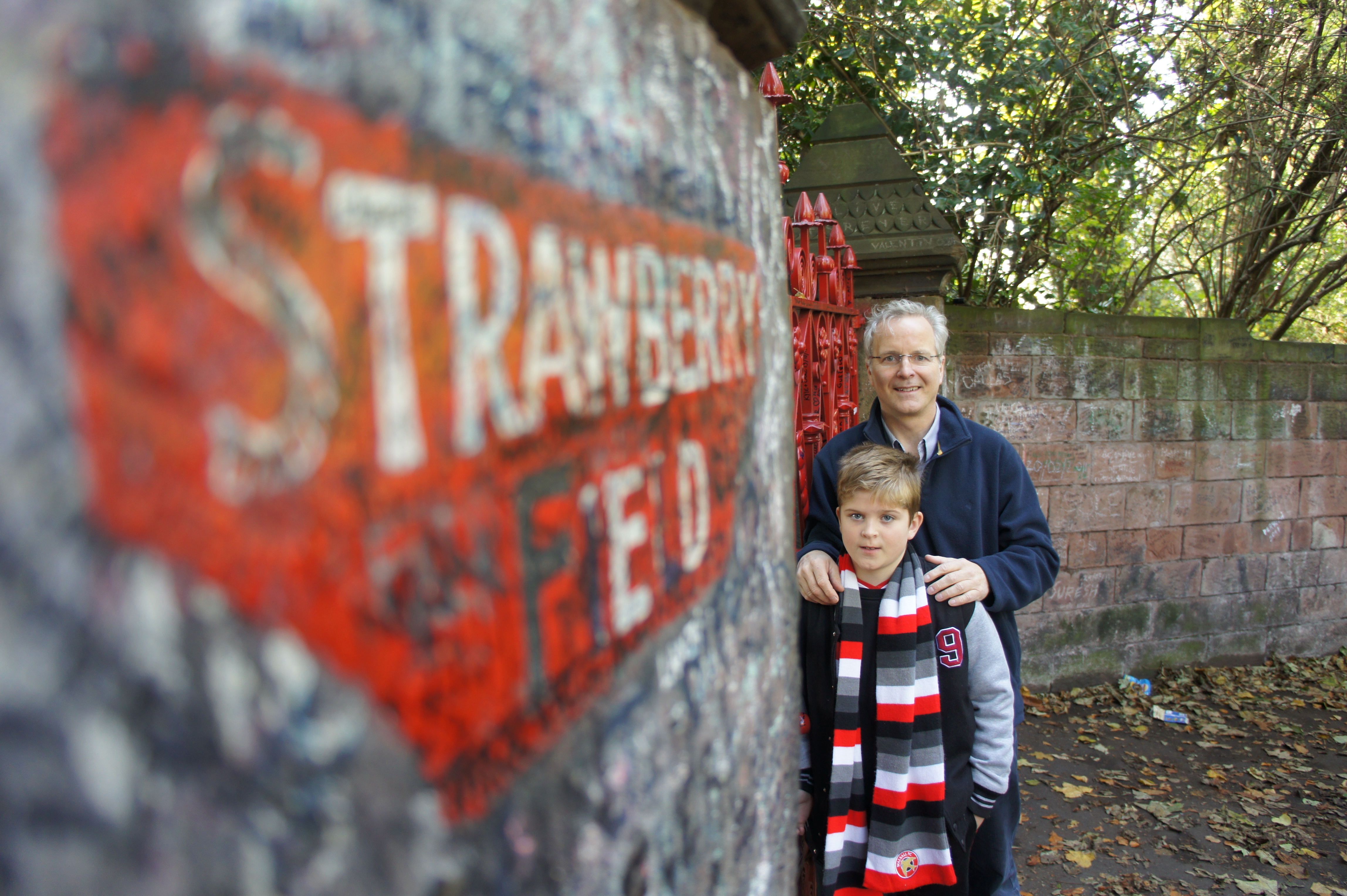 .. george and strawberry fields