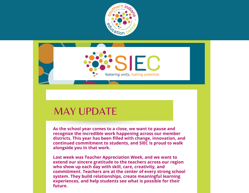 SIEC Newsletter: May 2026