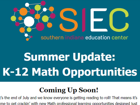 Summer Update: K-12 Math Opportunities