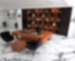 Gariani 200 Luxury Desk in radical hi-glossy polyester finish