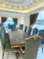 luxury villa dining furniture