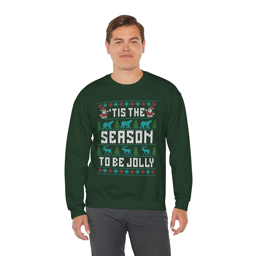 Thumbnail: 'Tis the Season to Be Jolly Crewneck Sweatshirt