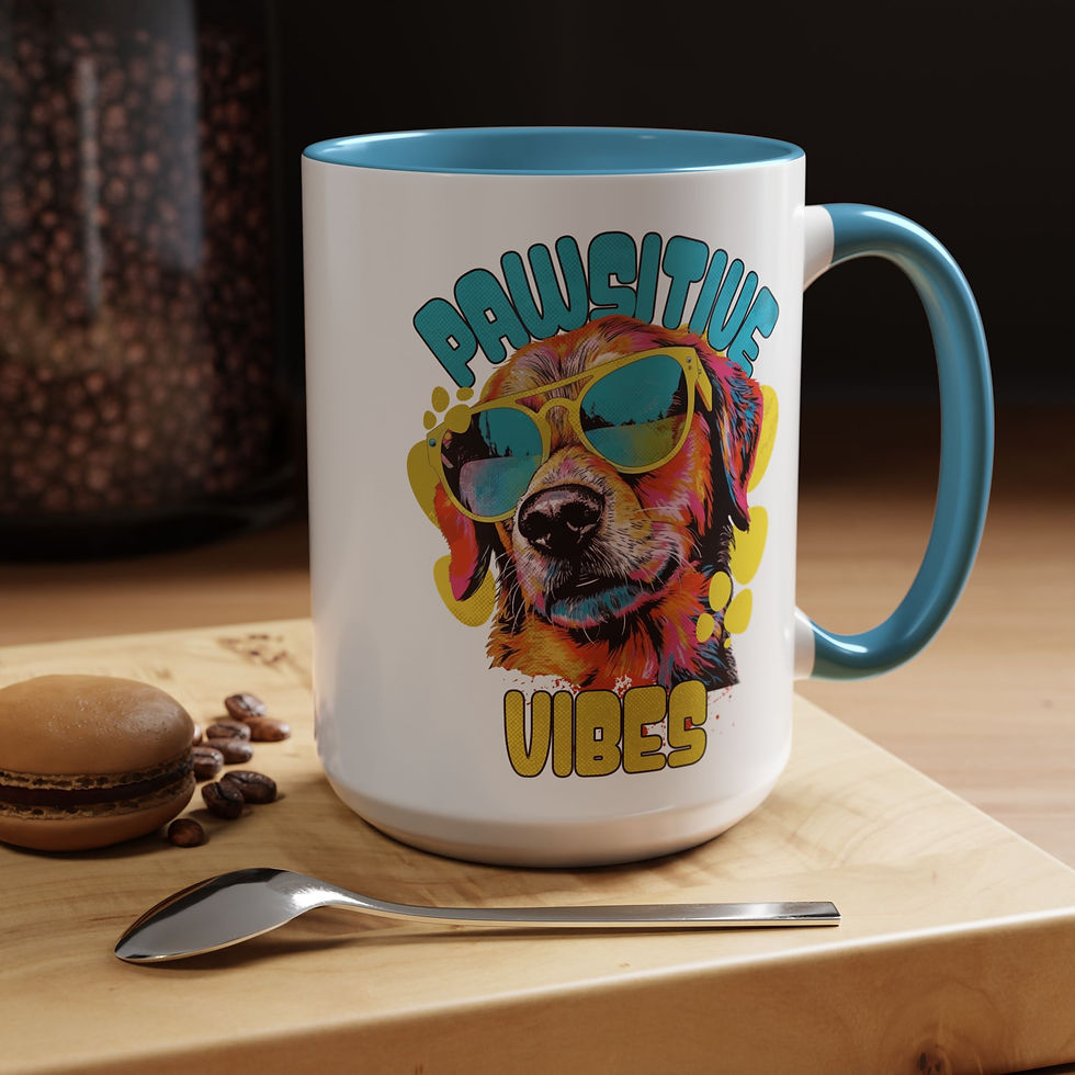 Thumbnail: Pawsitive Vibes Accent Mug