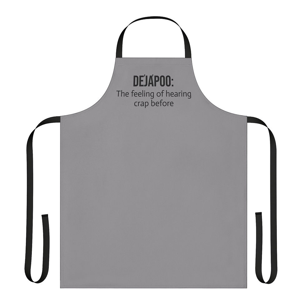 Funny Chef Apron - Deja Poo