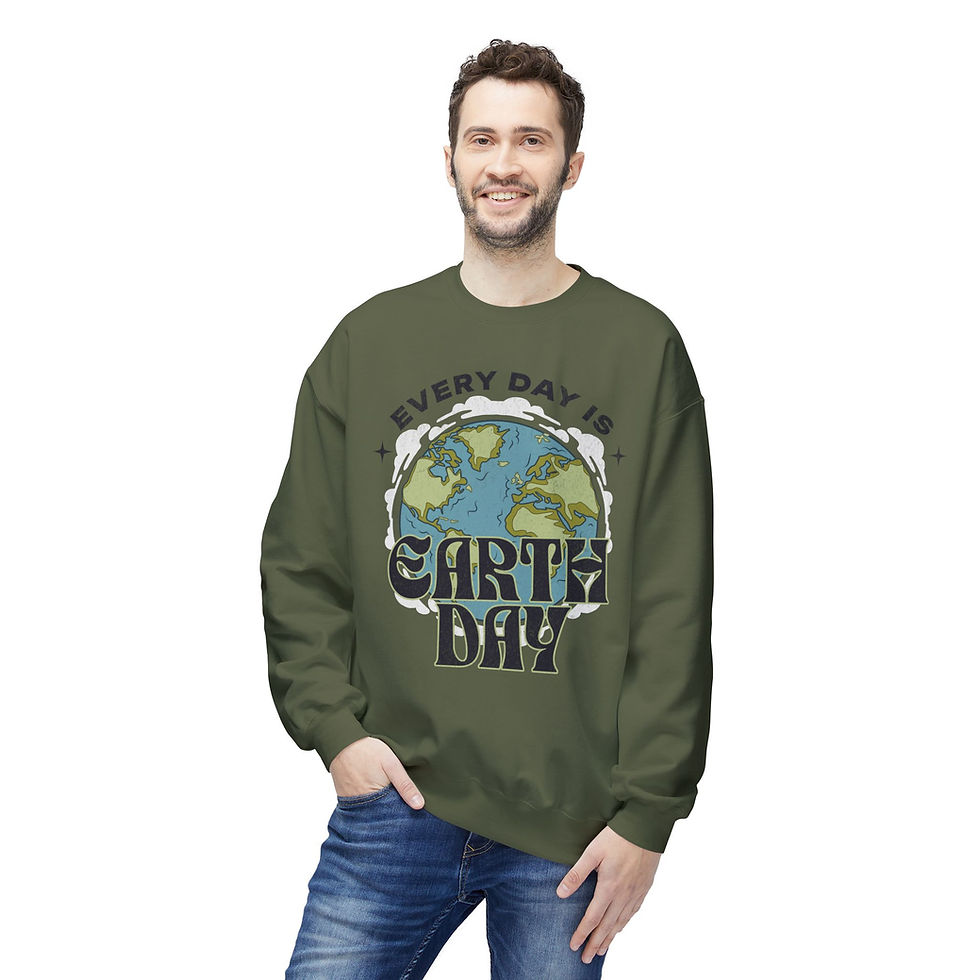 Thumbnail: Earth Day Crewneck Sweatshirt