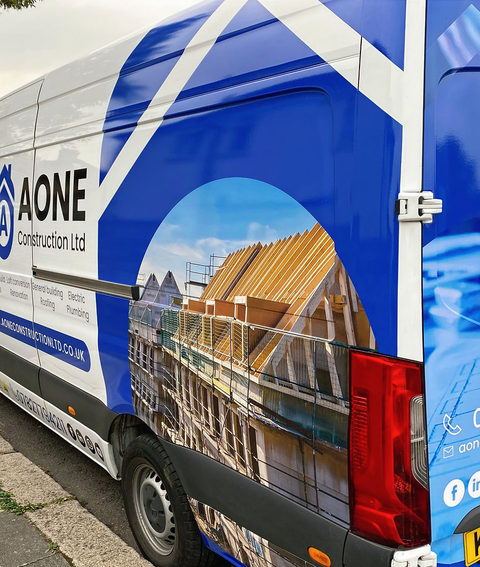 Printed vinyl for van