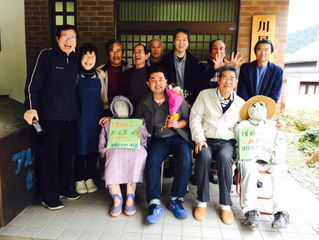 川尻村総出で送別会をしていただきました♪♪