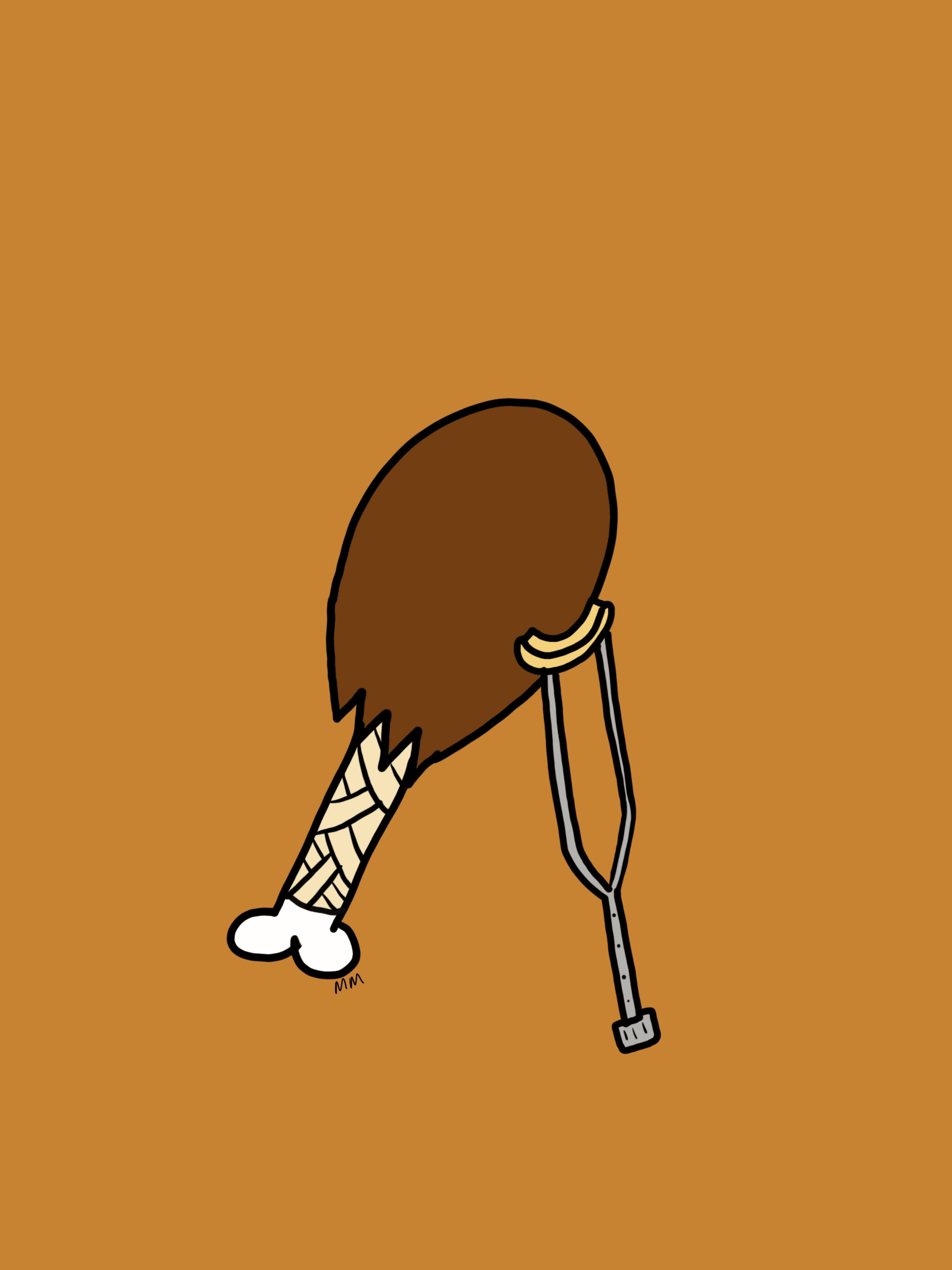 Broken Turkey Leg