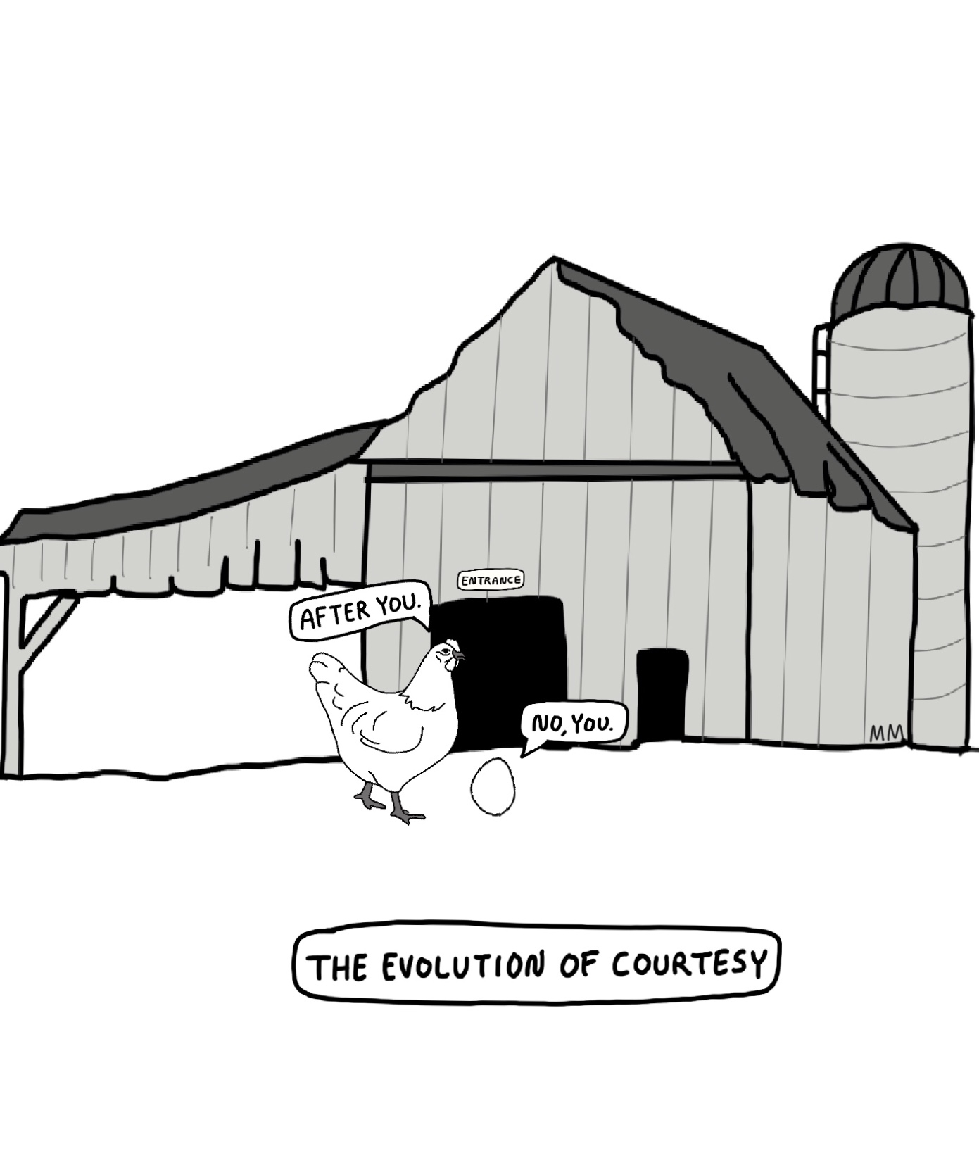 Evolution of Courtesy