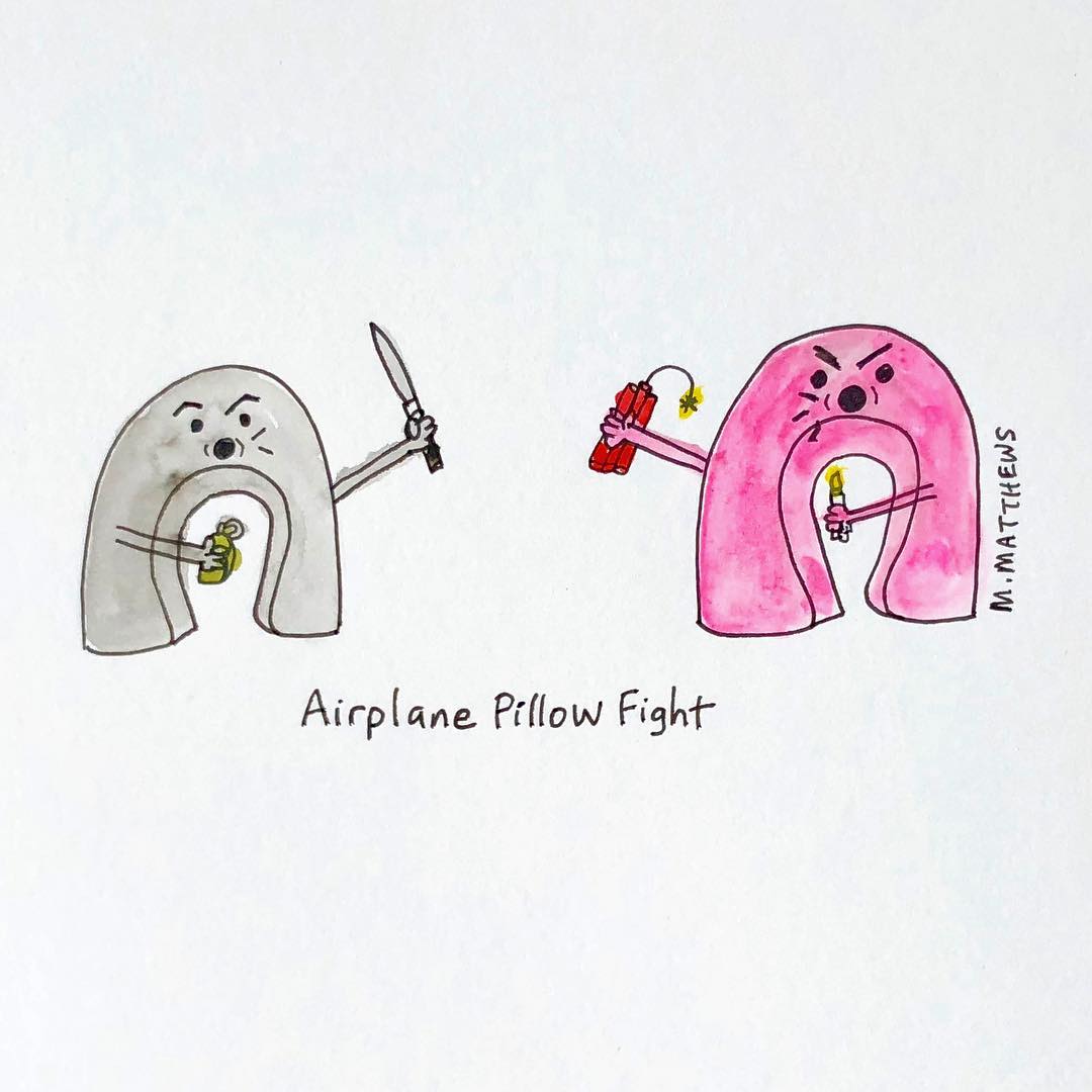 Airplane Pillow Fight
