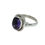 Thumbnail: Sterling Silver Ethnic Asian Vintage Style Amethyst Stone Ring Size M 1/2 Gift