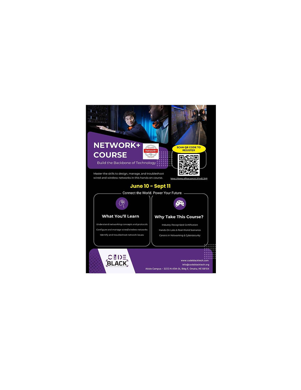 Network+ Course (6/10/25 - 9/11/25) Tues. & Thurs.