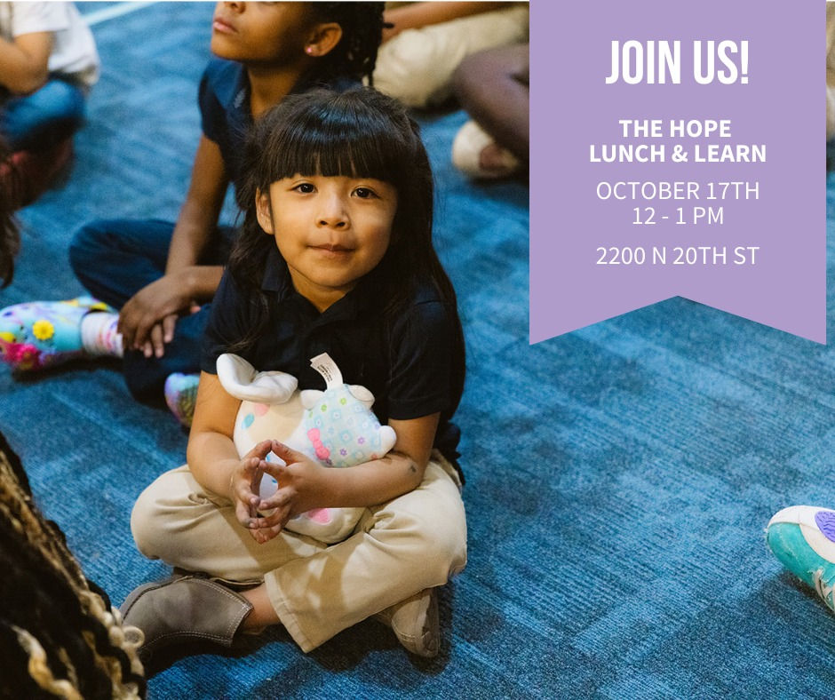 Fall Lunch & Learn - The Hope Center for Kids