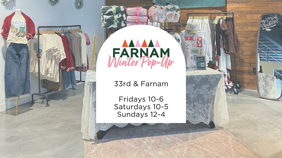 Farnam Winter Pop-Up