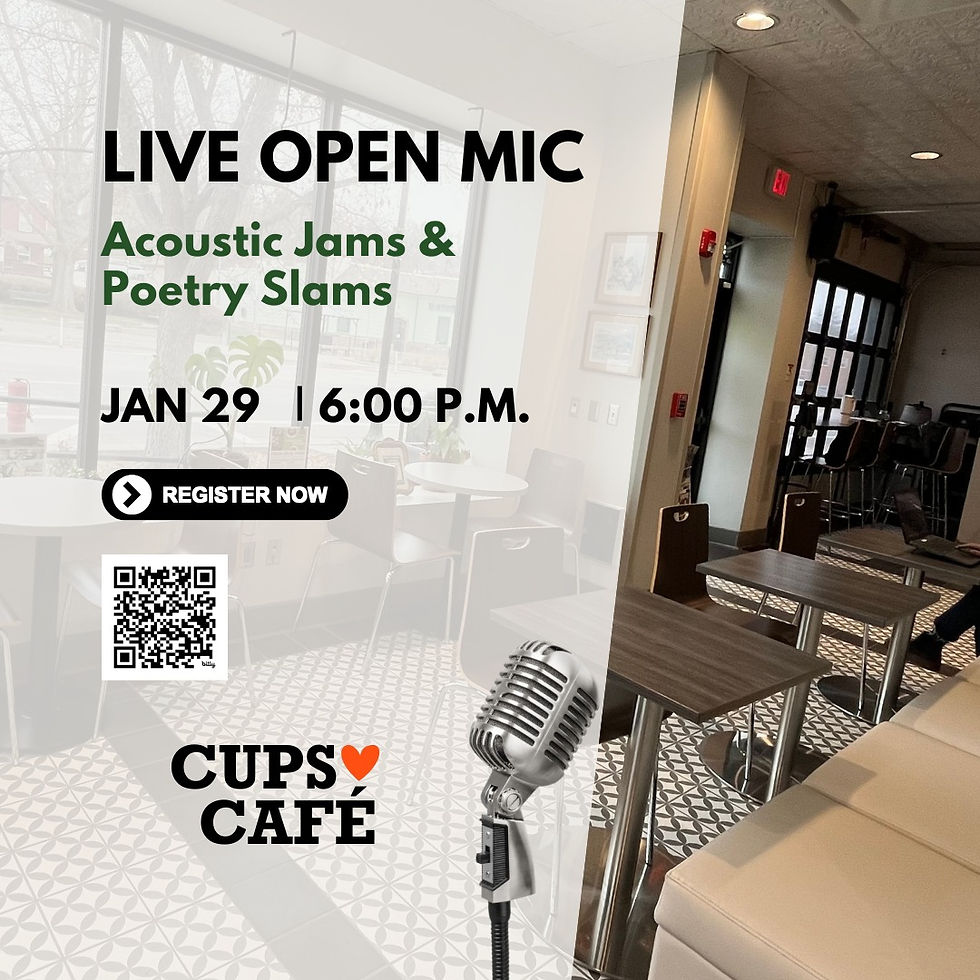 Live Open Mic - Cups Cafe