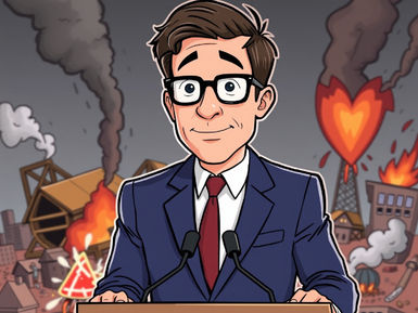Andy Burnham to solve global crises by looking concerned