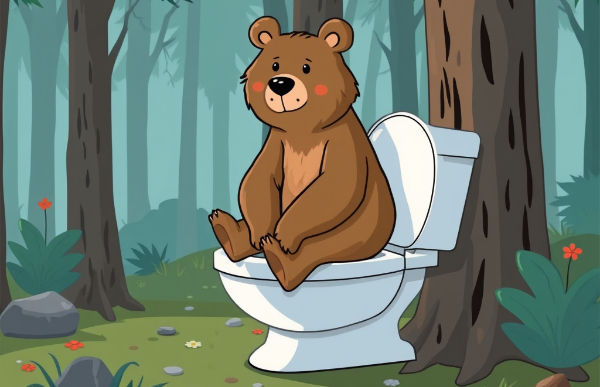 Study of ursine excretory habits interrupted by suggestion Andrew was 'rude and entitled'