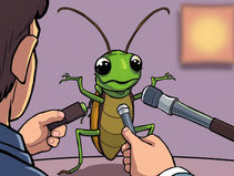 Cockroaches hang themselves during Trump UN speech