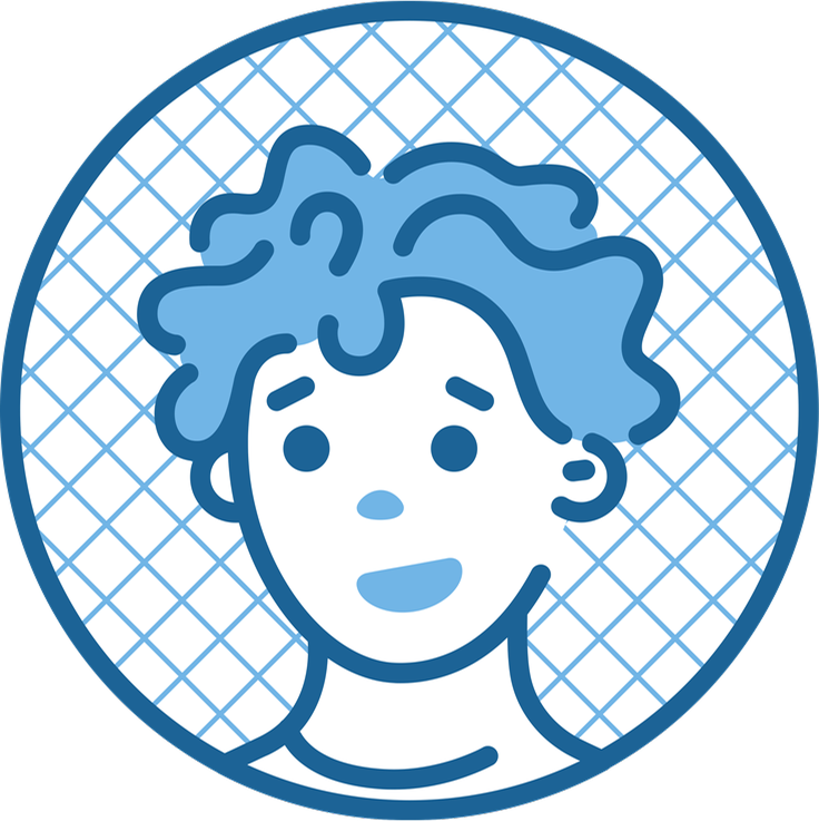 man avatar icon blue three quarter view.png