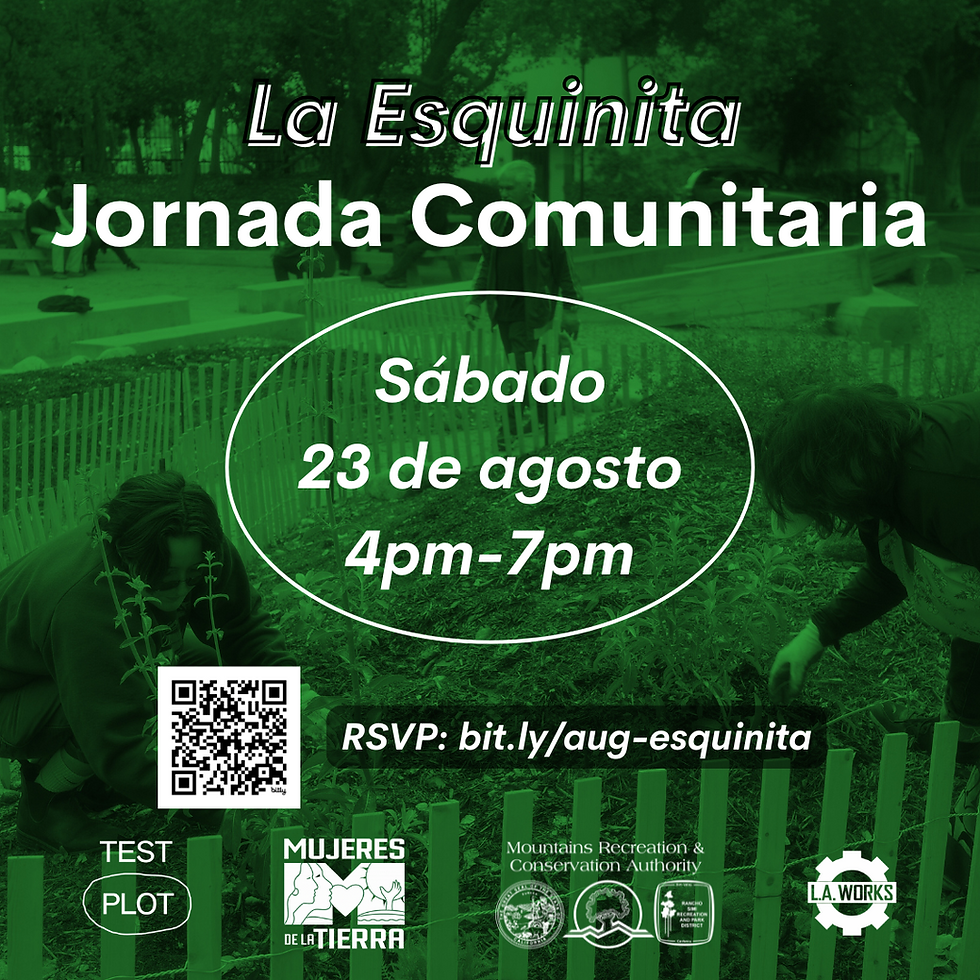 La Esquinita Community Workday / Jornada Comunitaria