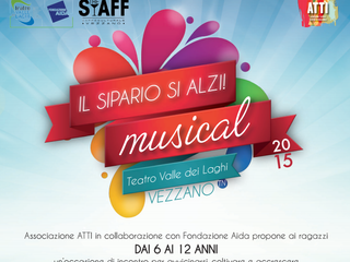 Aperte le iscrizioni per...il sipario si alzi! Hai mai sognato di fare un musical?