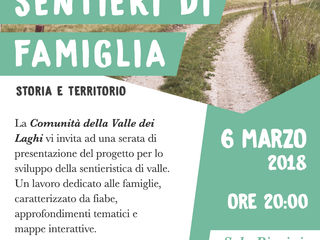 [INVITO] Sentieri di famiglia in Valle dei Laghi: presentazione del nuovo sito web - 6 marzo h 20.00