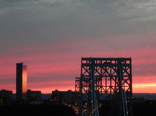 NJ from Manhattan #1 - New Jersey, New York City, NYC, Washington Height, Sky, Sunset
