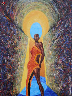 Enigma, Space, Jeneil Williams, Txema Yeste, Painting, Leon47, Leon 47, Leon XLVII, XLVII