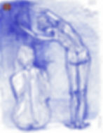 Die Gestalt Des Menchen (XXXVI) Female Human Figure Sketch