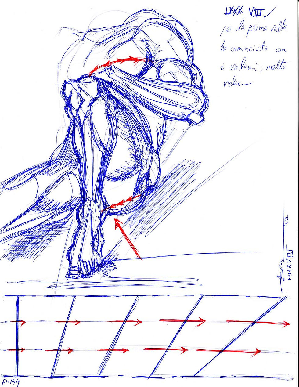Dynamic Figure Drawing (LXXXVIII) - Human Anatomy Sketch