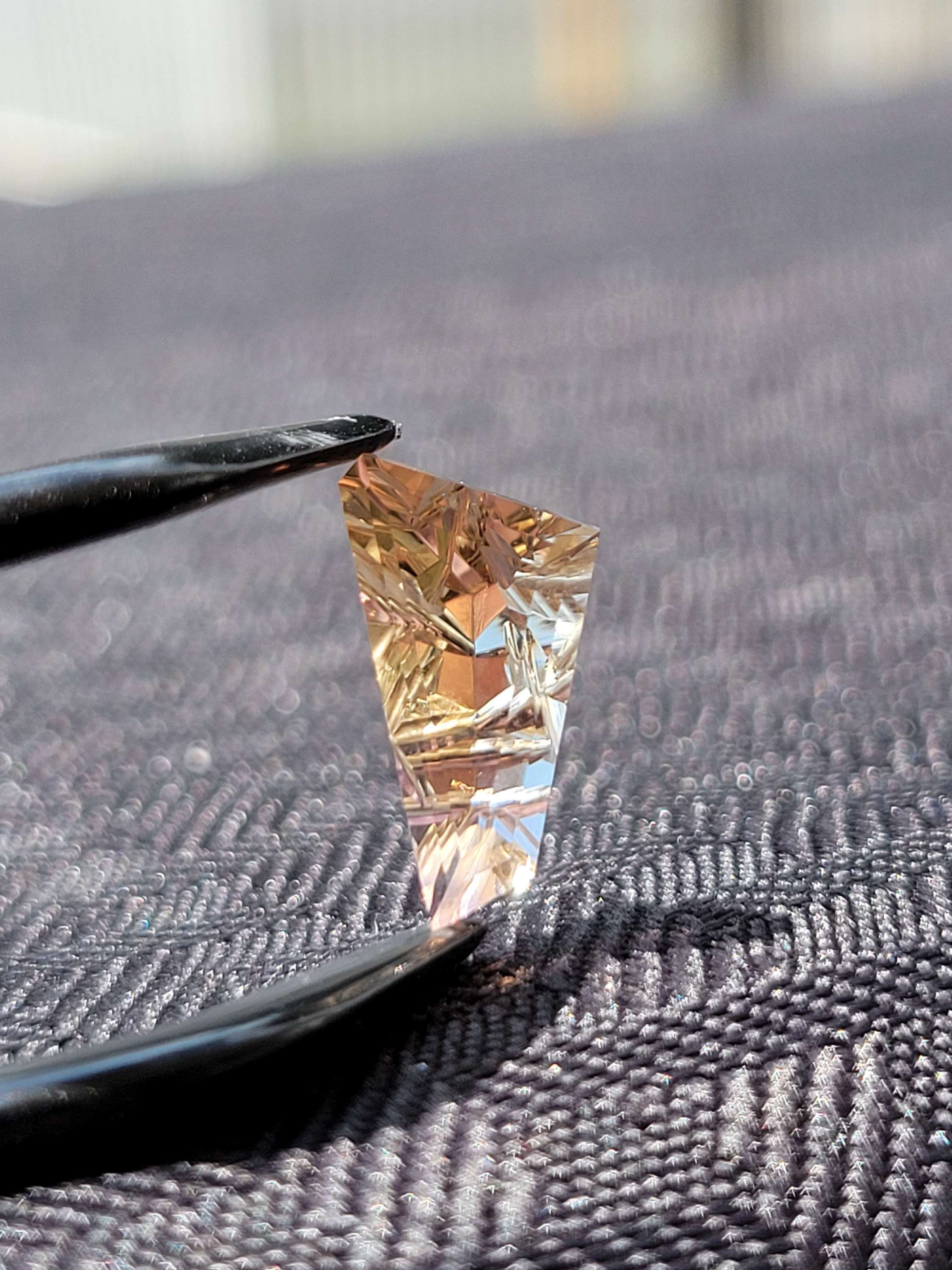 Ametrine fantasy cut