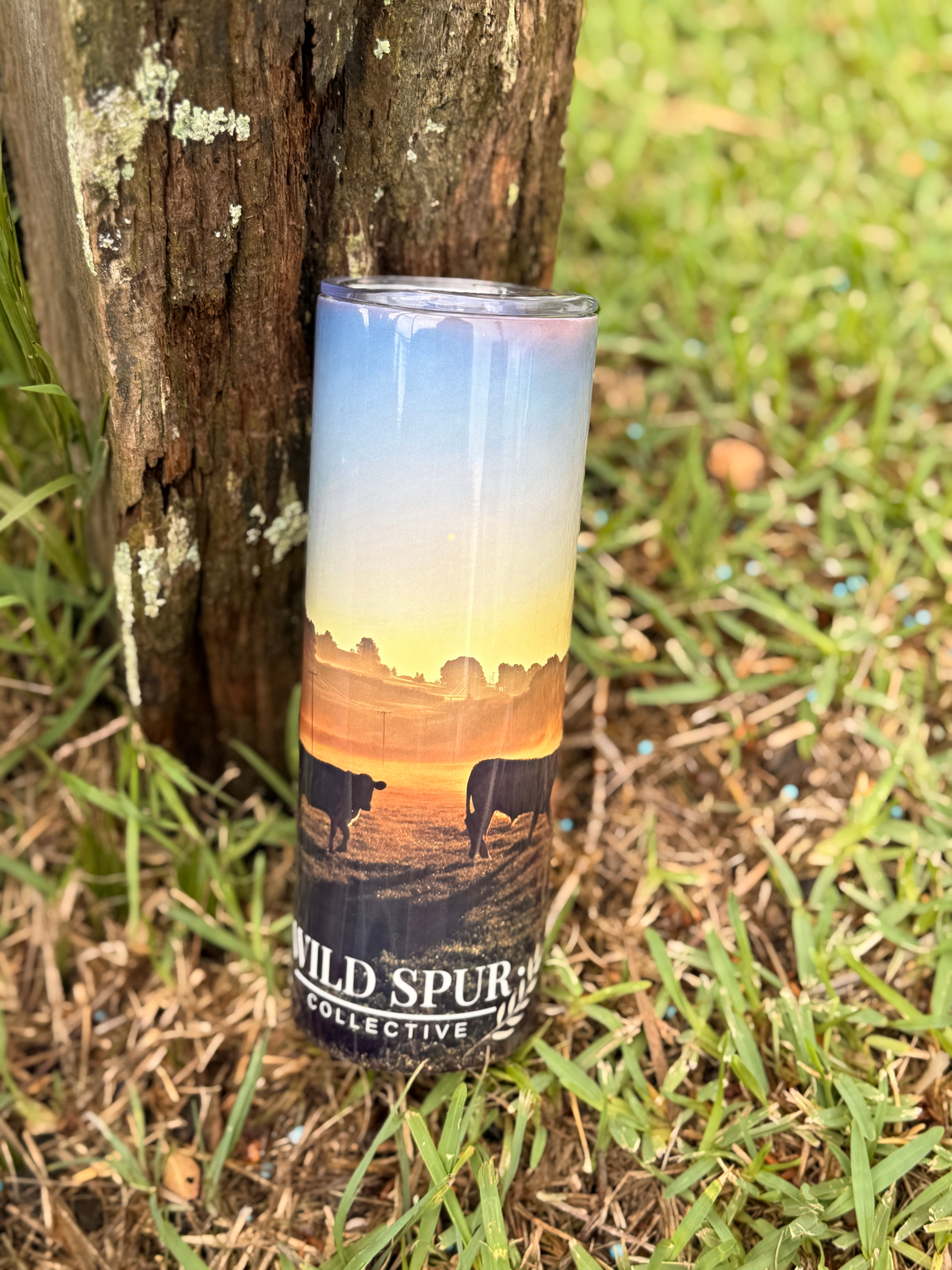 Wild Spur Collective Murrary Grey Tumbler