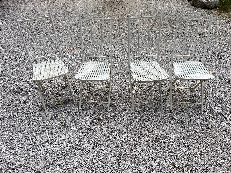 Miniature : Lot de 4 chaises de jardin 