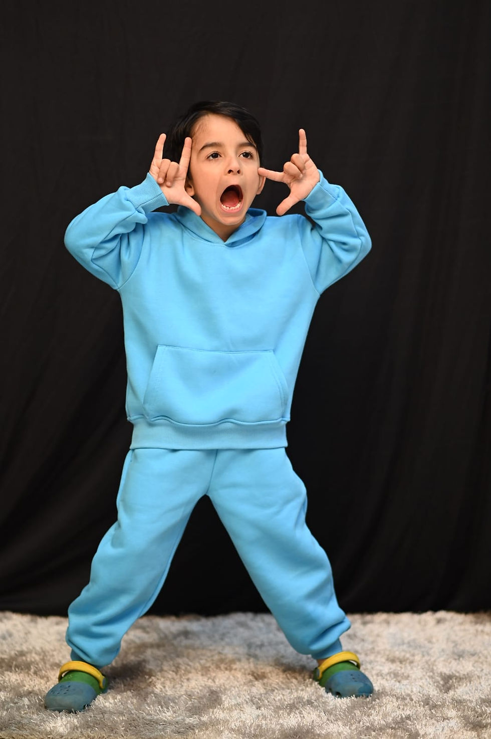 Thumbnail: Coast Blue Fleece Hoodie Set