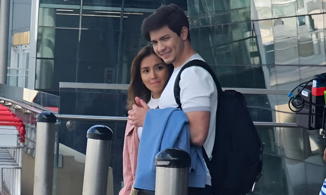 Alden Richards at Kathryn Bernardo - KathDen
