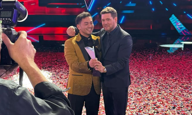 Sofronio Pascual at Michael Buble - IG