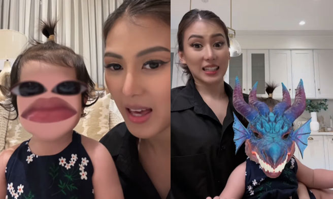 Alex Gonzaga at baby Polly - Cathy Gonzaga - IG