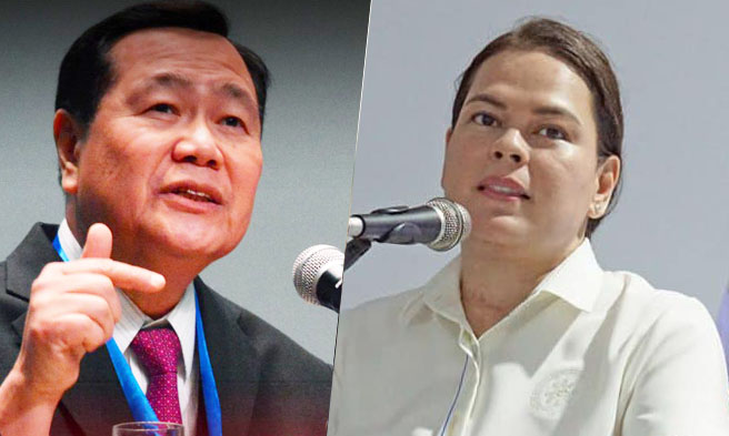 Retired Justice Chief Antonio Carpio at VP Inday Sara Duterte - The Flame, UST Student Publication, FB VP Sara