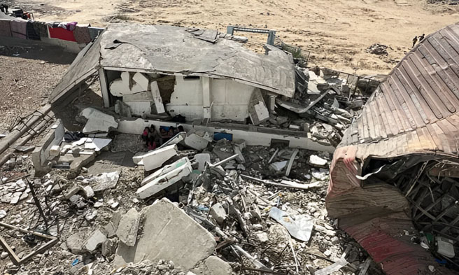 Mga nasirang building sa Western -Hasan N. H. Alzaanin-Anadolu