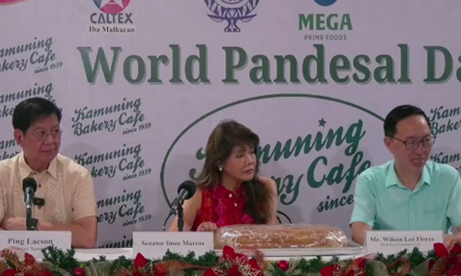 Sen. Imee Marcos at Ping Lacson sa Kamuning Bakery Cafe