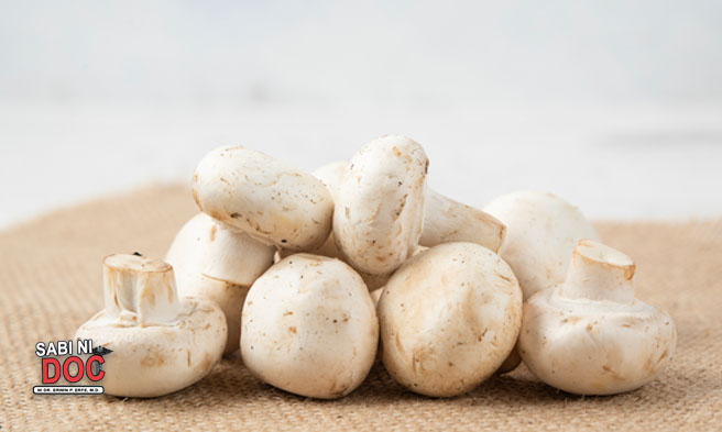 white button mushrooms - Sabi ni Doc