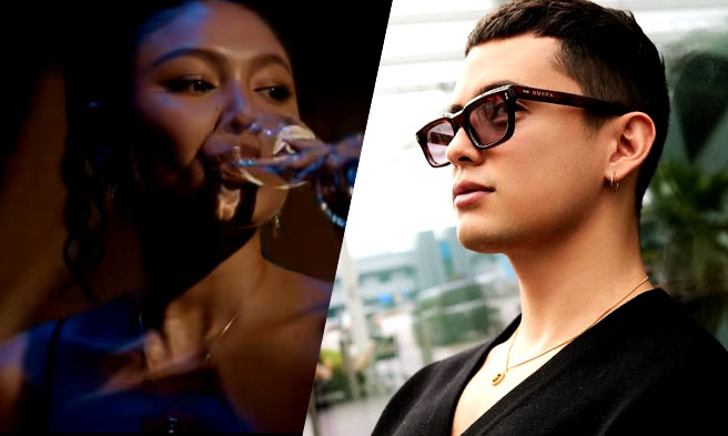 Nadine Lustre at James Reid - Uninvited trailer, Instagram