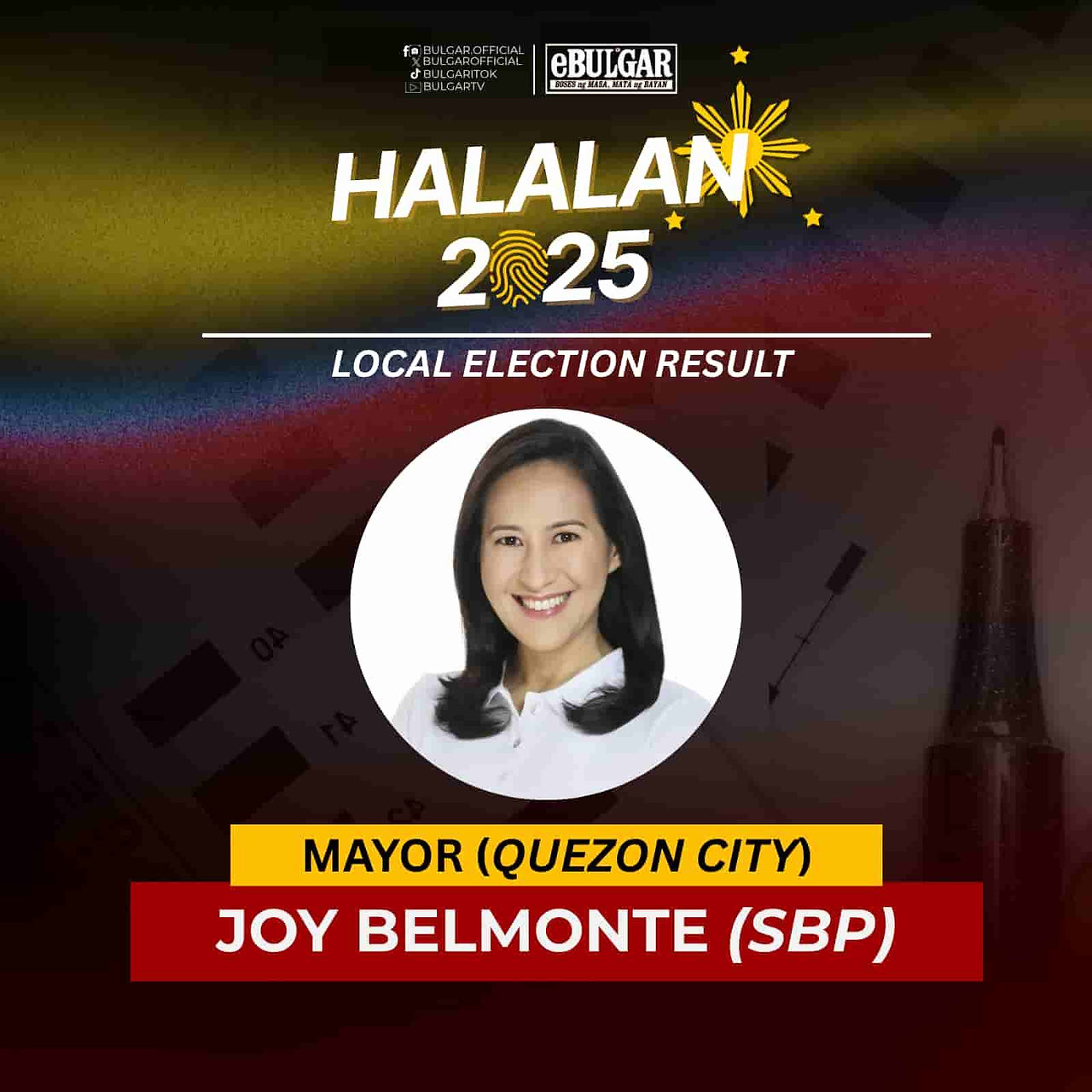 Mayor Joy Belmonte