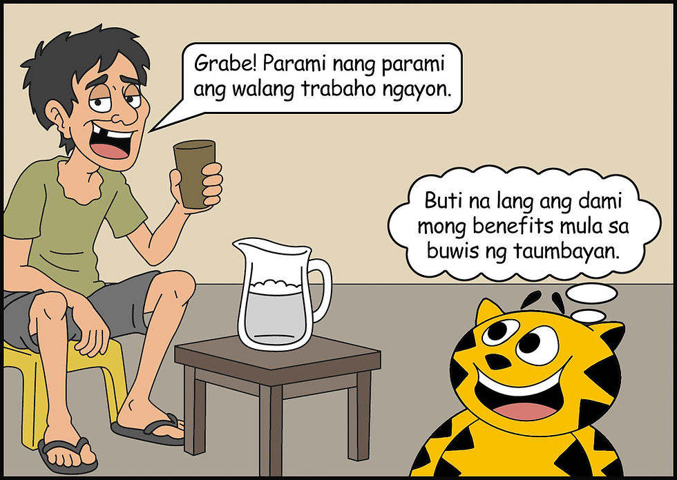 Bulgarito's Corner: Buwis sa walang trabaho 2