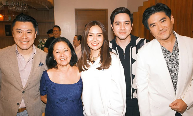 Alden, Kathryn at First Lady Liza Marcos KathDen FB, circulated